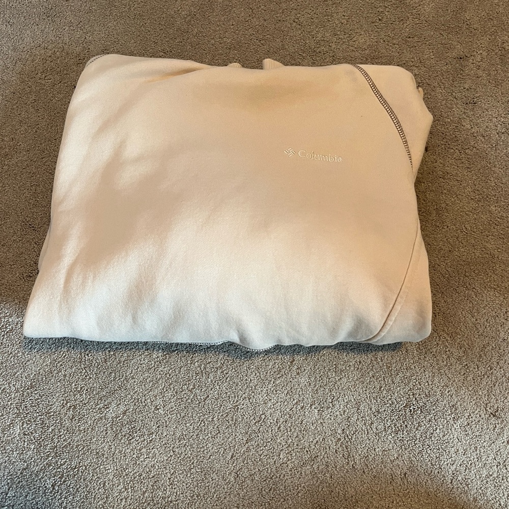 Columbia oversized tan hoodie
